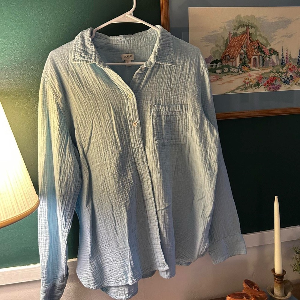 J. Crew Light Blue Button Down Shirt